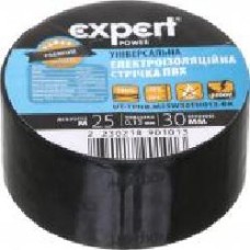 Изолента Expert Power ПВХ 0,13x30 мм 25 м черная ПВХ