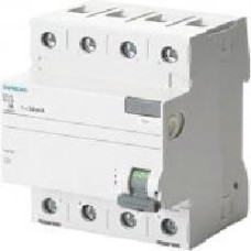 Дифференциальное реле Siemens АС 4Р 25А 30 мА AC 400V 5SV4342-0