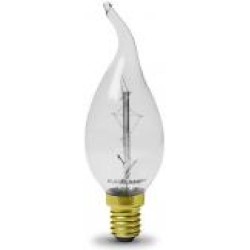 Лампа накаливания EUROLAMP ArtDeco dimmable BXS35 40 Вт E14 2700 К 240 В прозрачная CW-40142(deco)