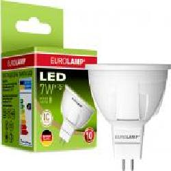 Лампа светодиодная Eurolamp 7 Вт MR16 матовая GU5.3 220 В 3000 К LED-SMD-07533(N)