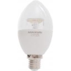 Лампа светодиодная Maxus CL-C C37 6 Вт E14 4100 К 220 В прозрачная 1-LED-532