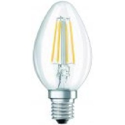 Лампа светодиодная Osram Filament 3 шт./уп. C37 4 Вт E14 2700 К 220 В прозрачная 4058075819313