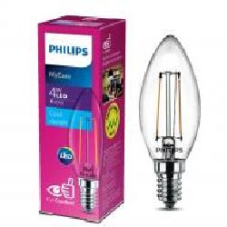 Лампа светодиодная Philips Classic 4 Вт B35 прозрачная E14 220 В 6500 К