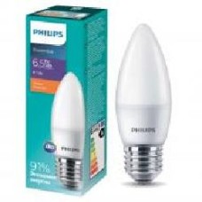 Лампа светодиодная Philips ESS 6.5 Вт B35 матовая E27 220 В 2700 К