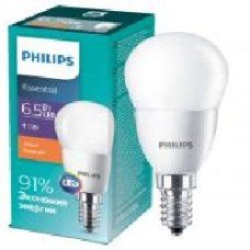 Лампа светодиодная Philips ESS 6.5 Вт P45 матовая E14 220 В 2700 К