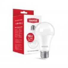 Лампа светодиодная Maxus 10 Вт A60 матовая E27 220 В 3000 К 1-LED-775