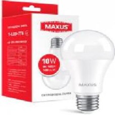 Лампа светодиодная Maxus 10 Вт A60 матовая E27 220 В 4100 К 1-LED-776