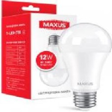 Лампа светодиодная Maxus 12 Вт A60 матовая E27 220 В 4100 К 1-LED-778