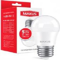 Лампа светодиодная Maxus 5 Вт G45 матовая E27 220 В 3000 К 1-LED-741