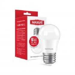 Лампа светодиодная Maxus 5 Вт G45 матовая E27 220 В 4100 К 1-LED-742