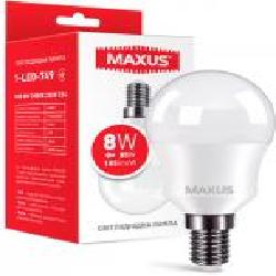 Лампа светодиодная Maxus 8 Вт G45 матовая E14 220 В 3000 К 1-LED-749