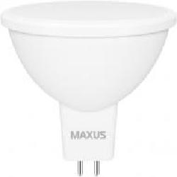 Лампа светодиодная Maxus 7 Вт MR16 матовая GU5.3 220 В 3000 К 1-LED-723