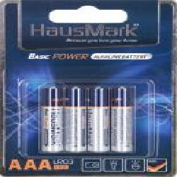 Батарейка HausMark Basic Power ААА 4 шт. (MST-AL4ААА)