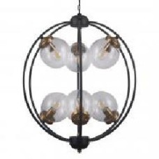 Подвес Victoria Lighting 6x40 Вт E14 черный Xinxin/SP6