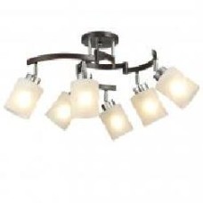 Люстра потолочная Victoria Lighting 6x60 Вт E27 хром/венге Fonce/PL6