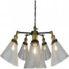 Люстра подвесная Laguna Lighting 89359-05 5x60 Вт E27 античная латунь