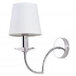 Бра Arte Lamp 1x60 Вт E14 белый/хром A3625AP-1CC