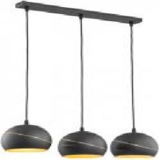 Подвес TK Lighting Yoda Black Orbit 3PL 3x60 Вт E27 черный/золото