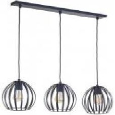 Подвес TK Lighting Liza 3PL 3x60 Вт E27 черный