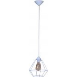 Подвес Lamperia Iron mini crystal 1x60 Вт E27 белый