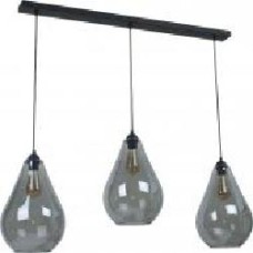 Подвес TK Lighting Fuente 3x60 Вт E27 дымчатый 2792