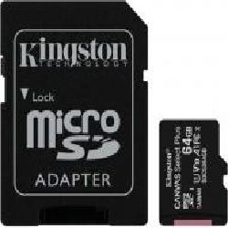 Карта памяти Kingston microSDXC 64 ГБ Class 10 (SDCS2/64GB) Canvas Select+ A1 UHS-I U1