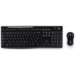 Комплект клавиатура и мышь Logitech Wireless Combo MK270 RUS, EER