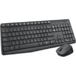 Комплект клавиатура + мышь Logitech Wireless Combo MK235 black (920-007948)