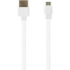 Кабель Promate LinkMate-U2F USB - microUSB 1,2 м белый (linkmate-u2f.white)