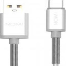 Кабель Nomi USB Type-C – USB 1 м серебряный (316207) DCMQ 10c