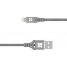 Кабель Promate NerveLink-I USB-Lightning 2.4А 1,2 м серый (nervelink-i.grey)