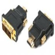 Адаптер Cablexpert черный (A-HDMI-DVI-1) HDMI- DVI, M/M позолоченные контакты