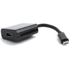 Адаптер Cablexpert 0,15 м черный (A-CM-HDMIF-01) переходник USB Type-C на HDMI