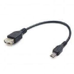 Кабель Cablexpert 0,15 м черный (A-OTG-AFBM-03) OTG USB2.0, A-мама/miсro B-папа