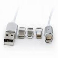 Кабель Cablexpert 1 м белый (CC-USB2-AMLM31-1M) USB 2.0 BM-папа/Lightning/Micro/Type-C USB