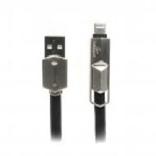 Дата-кабель Cablexpert 1 м (CCPB-ML-USB-05BK) USB 2.0/Lightning/Micro USB