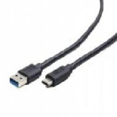 Кабель Cablexpert 0,1 м черный (CCP-USB3-AMCM-0.1M) USB 3.0 A-папа/C-папа