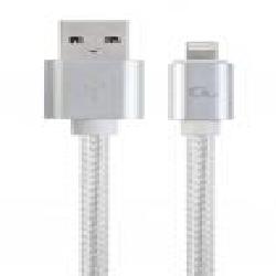 Кабель Cablexpert 1,8 м серебряный (CCB-mUSB2B-AMLM-6-S) USB 2.0 A-папа/Lightning