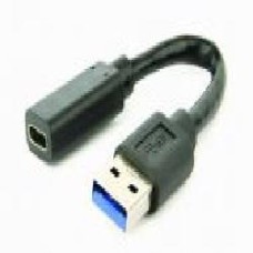 Переходник Cablexpert черный (A-USB3-AMCF-01) USB3.0 Type-C (USB-вилка/C-розетка)