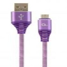 Кабель Cablexpert USB – microUSB 1 м пурпурный (CC-USB2B-AMmBM-1M-PW) micro USB 2.0 A-папа/Micro B-папа