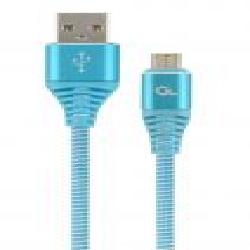 Кабель Cablexpert USB – microUSB 1 м голубой (CC-USB2B-AMmBM-1M-VW) micro USB 2.0 A-папа/Micro B-папа