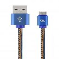 Кабель Cablexpert USB – microUSB 1 м синий (CC-USB2J-AMmBM-1M-BL) USB 2.0 A-папа/Micro B-папа