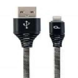 Кабель Cablexpert Lightning – USB 1 м черный (CC-USB2B-AMLM-1M-BW) USB 2.0 А-папа/Lightning