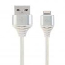 Кабель Cablexpert Lightning – USB 2 м белый (CC-USB2B-AMLM-2M-BW2) USB 2.0 А-папа/Lightning