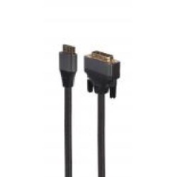 Кабель Cablexpert CC-HDMI-DVI-4K-6 HDMI на DVI, 18+1pin 4K 1,8 м (CC-HDMI-DVI-4K-6)