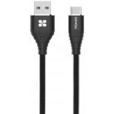 Кабель Promate сCord-1 USB - USB Type-C 1 м черный (ccord-1.black)