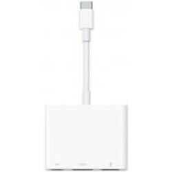 Адаптер Apple USB-C Digital AV Multiport Adapter белый (MUF82ZM/A)