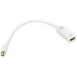 Переходник PowerPlant HDMI – mini DisplayPort 0,15 м белый (KD00AS1279)