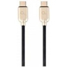 Кабель Cablexpert USB Тype-С 1 м черный с золотистым (CC-USB2PD60-CMCM-1M)