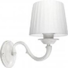 Бра Arte Lamp Alba 1x40 Вт E27 белый с золотистым A9395AP-1WG